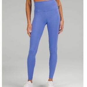 Lululemon Wunder Train High-Rise Tight 28" in Wild Indigo, size 4, like new